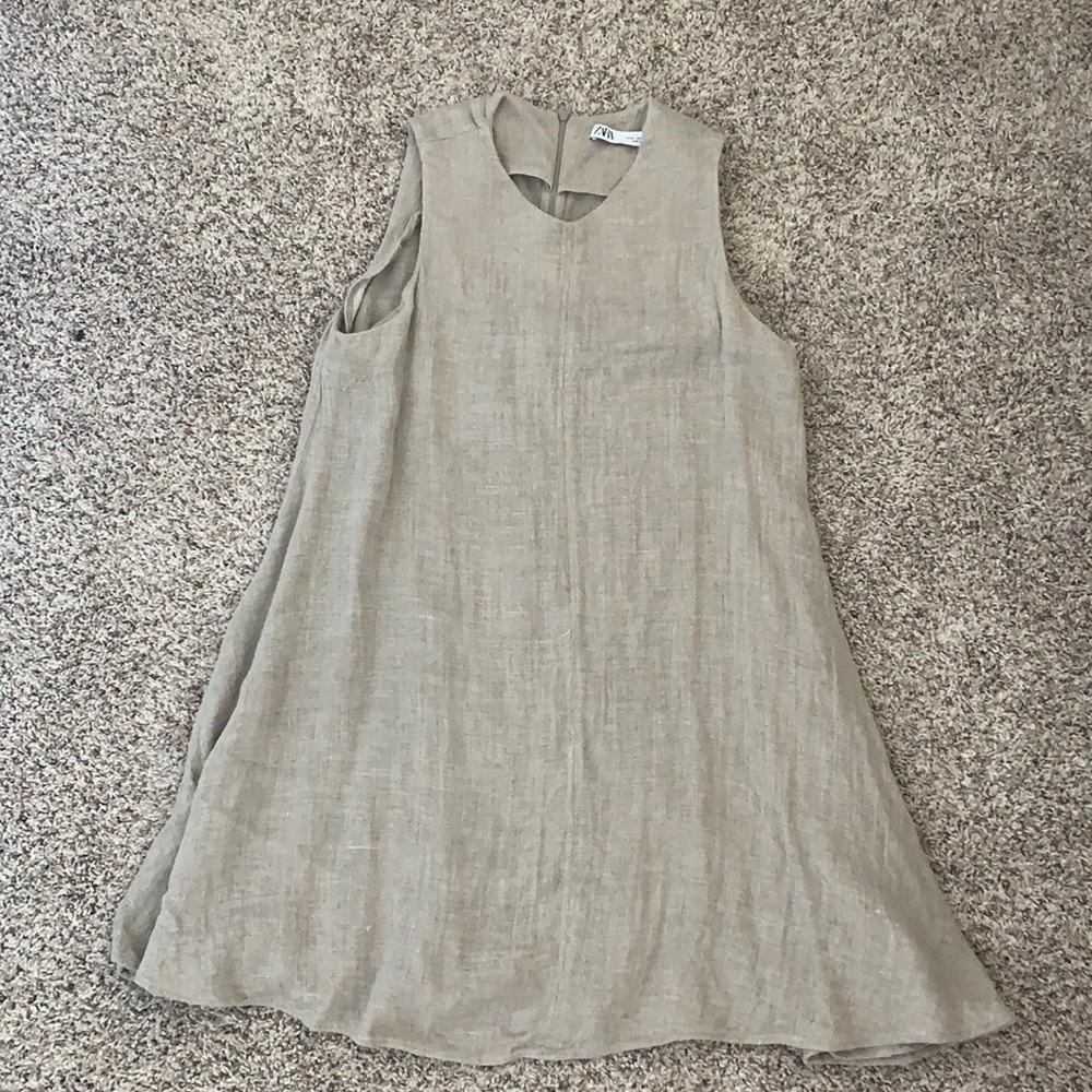Zara Beige Everyday Dress